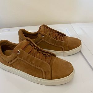 TAN SUEDE RACHEL ZOE SNEAKERS